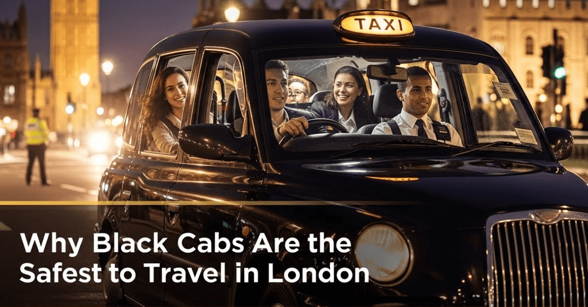 travelling safe in black cab